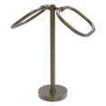 thumbnail image 1 of Two Ring Oval Guest Towel Valet - Antique Brass / Smooth, 1 of 9