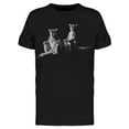 thumbnail image 1 of Two Ring-Tailed Lemurs Sitted T-Shirt Men -Image by Shutterstock, Male Small, 1 of 2