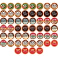 thumbnail image 1 of Two Rivers Coffee Chocolate Overload Coffee Pods Sampler Compatible with K Cup Brewers Including 2.0, Flavored Single Serve Variety Pack, 52 Count, 1 of 6
