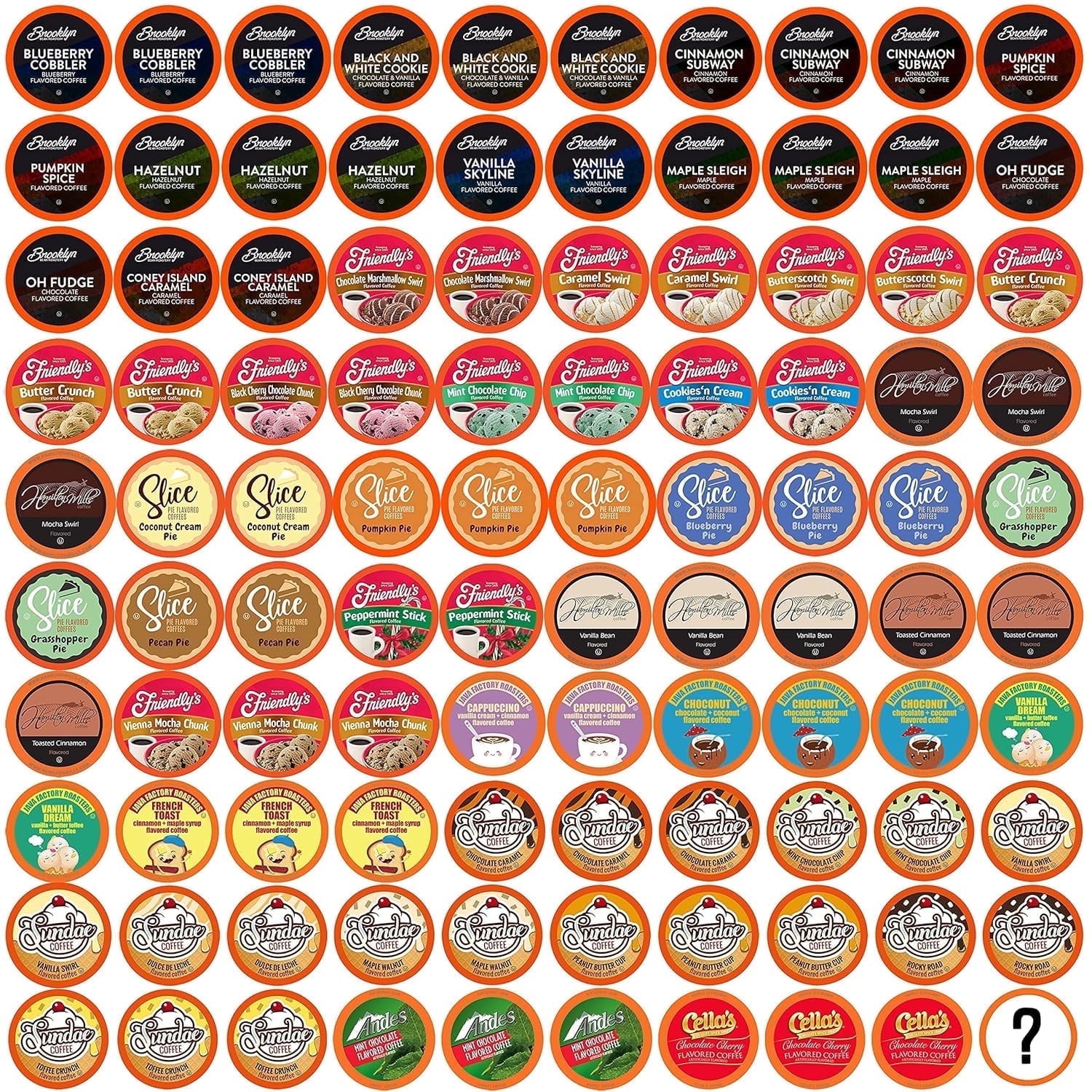 Two Rivers Coffee Pods Compatible with 2.0 Keurig K-Cup Brewers, Assorted Flavored Coffee 100 Count