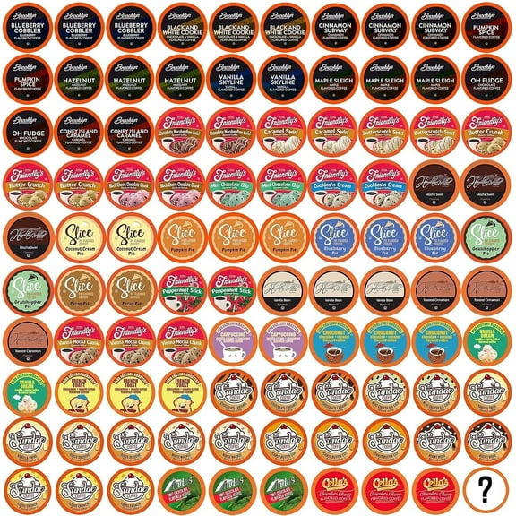 Two Rivers Coffee Pods Compatible with 2.0 Keurig K-Cup Brewers, Assorted Flavored Coffee 100 Count