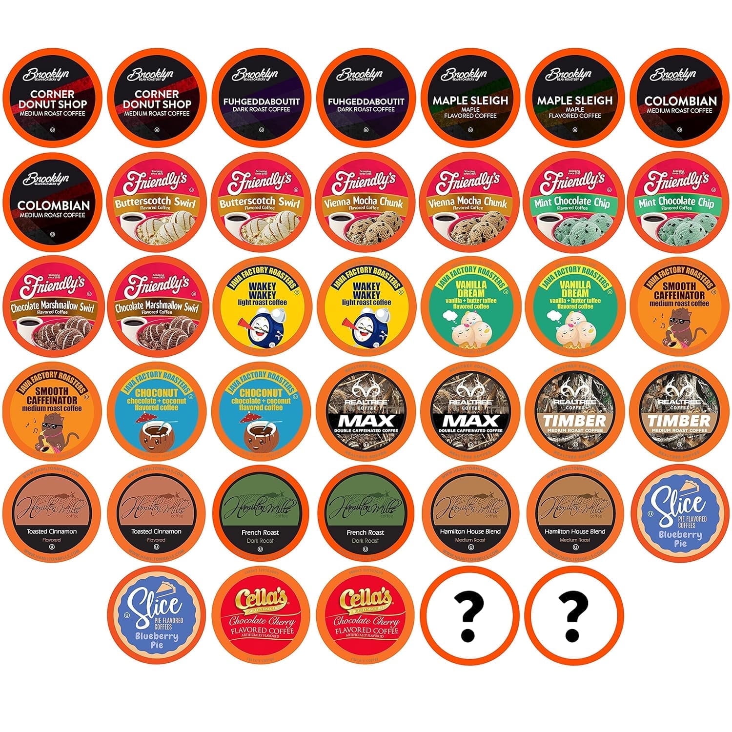 Two Rivers Coffee Mega Coffee Lovers Pods, Compatible with 2.0 Keurig K Cup Brewers Pods, Mega Coffee, 40 Count