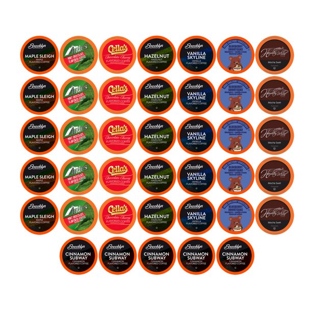 Two Rivers Coffee Flavored KCups Coffee Variety Pack,2.0 Keurig KCup