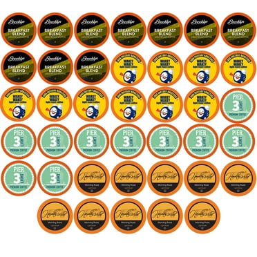 Two Rivers Coffee Light Roast Coffee Pods Compatible with Keurig Coffee Brewer, 40-Pack