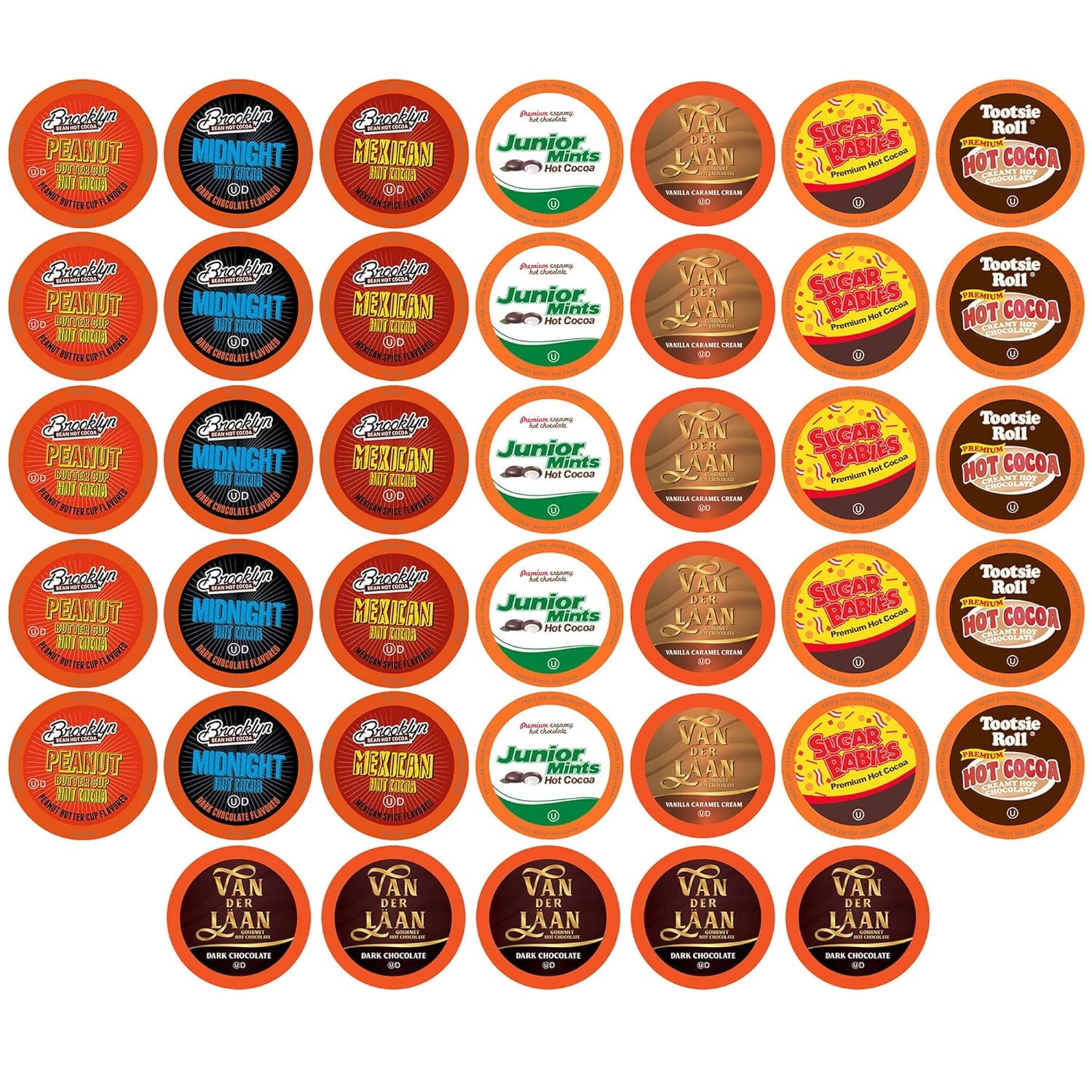 Two Rivers Coffee Flavored Sampler Pods Compatible with Keurig Coffee Machine 2.0 Hot Cocoa Pods 40 pcs Walmart