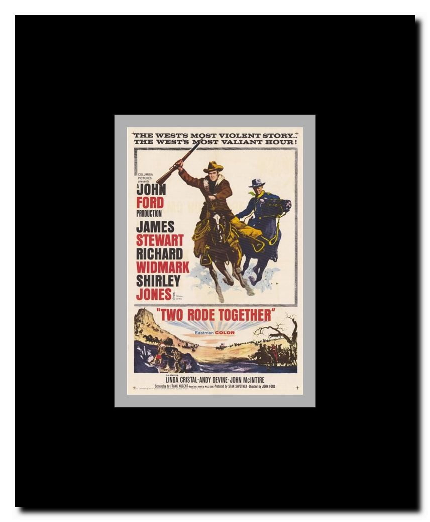 Two Rode Together Framed Movie Poster
