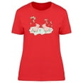 thumbnail image 1 of Two Romantic Cartoon Rabbits Tee Women's -Image by Shutterstock, 1 of 2
