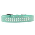 thumbnail image 1 of Two Row Pearl Dog Collar, Aqua - Size 14, 1 of 1