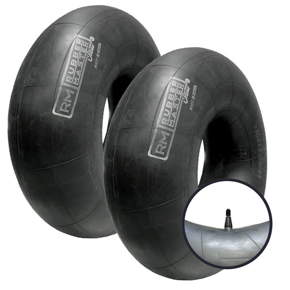 Two Rubber Master 4.00-19 Farm Tractor Tire Inner Tubes with TR15 Valve Stems