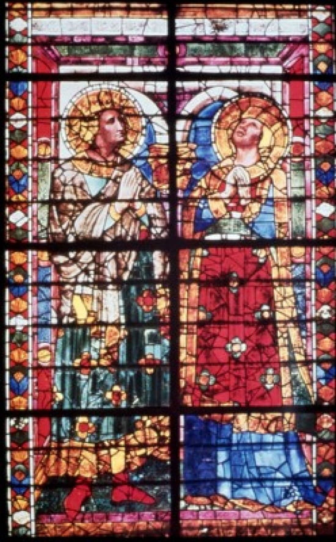Two Saints Lorenzo Ghiberti (c1378-1455Italian) Florence Cathedral Canvas Art - Lorenzo Ghiberti (18 x 24)