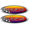 thumbnail image 1 of Two Sea Fox Racing Boat Oval Sticker Set, 1 of 2