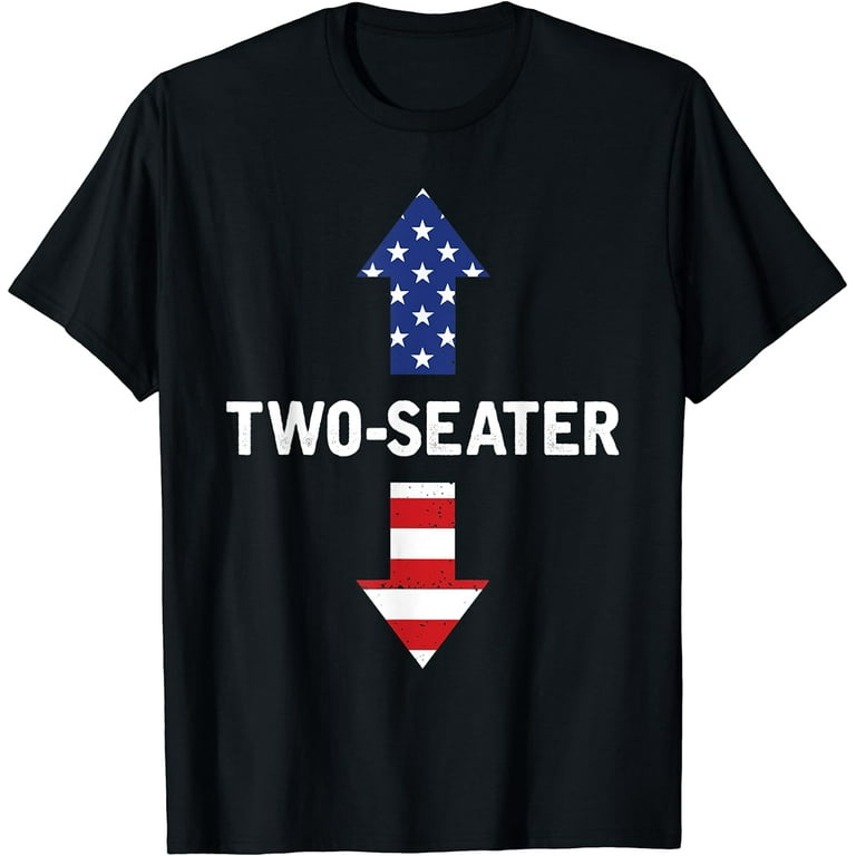 Two Seater Arrow 4th Of July American Flag Two-Seater Shirt