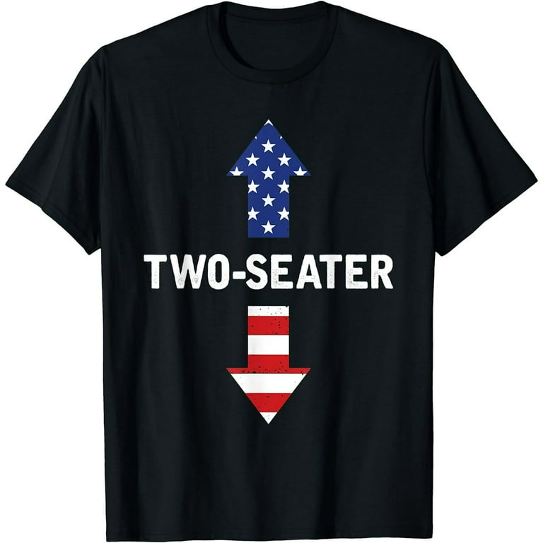 Two Seater Arrow 4th Of July American Flag Two-Seater Shirt Two Seater Arrow 4th Of July American Flag Two-Seater Shirt