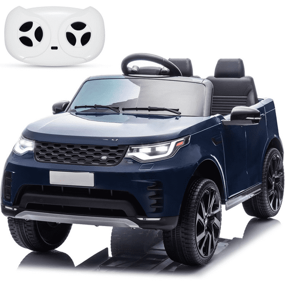 Two Seater Kids Ride On Truck,12V Battery Powered Electric Vehicle w/Remote Control 3 Speeds, Led Lights, Music & Horn,Ride On Toy Car for Toddler Boys Girls