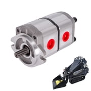 Two-Section Hydraulic Gear Pump PGP51088G3LP   Compatible with AGT KTT23 Skid Steer Loader   Replaces AGT-SLCLB