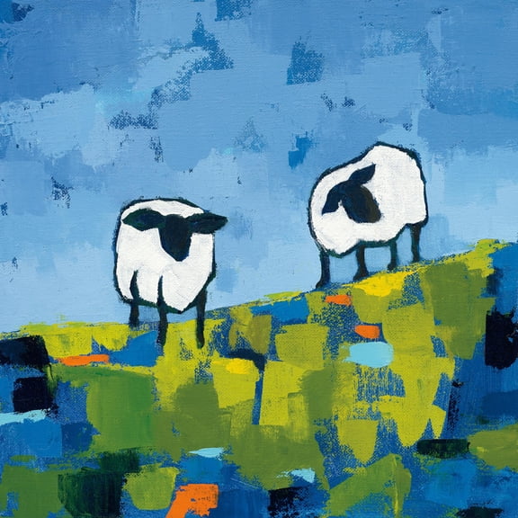 Art.com Two Sheep Art Print by Phyllis Adams, 30" x 30"