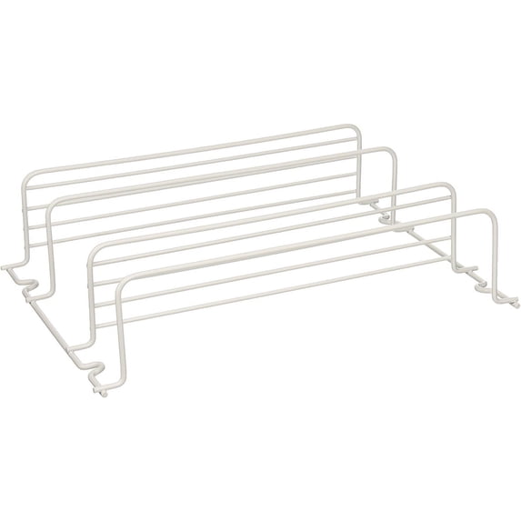 Two Shelf Spice Rack, White