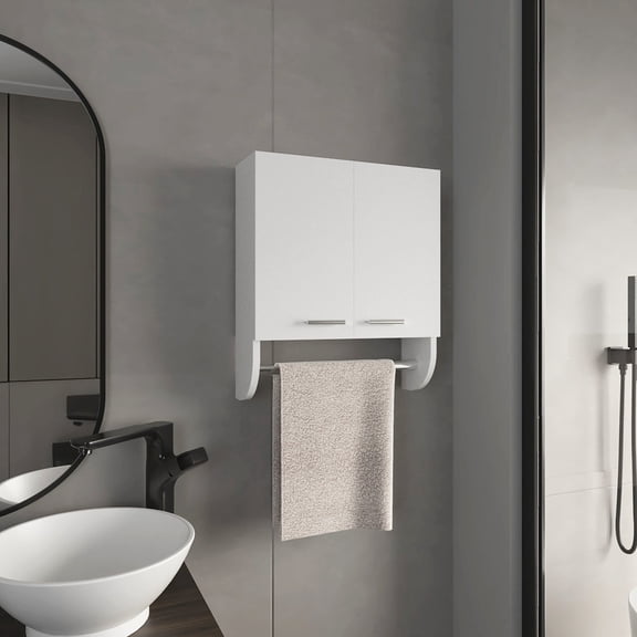 Two - Shelf Storage & Modern Decor - Store Bathroom Items and Enhance the Bathroom Look