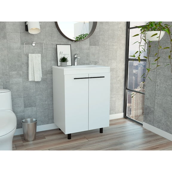 Two Shelves Vanity | Ideal for Bathroom Storage and Organization