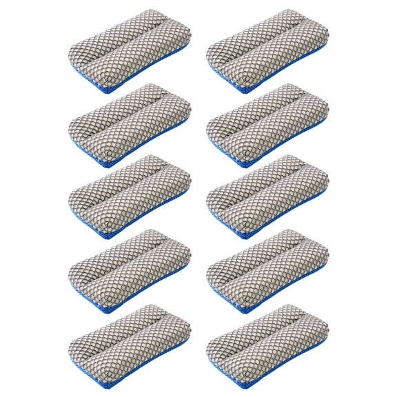 Two Sided Bug and Tar Sponge Microfiber Bug Scrubber Car Sponge for Washing Soft Mesh, Scratch Free for Car, Truck, SUV, RV, Boat, and Motorcycle(10 Pcs)
