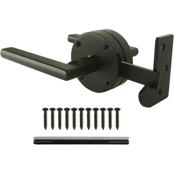 Two Sided Gate Latch,Gate Latch for Outdoor Fence, Wooden Gates, Pool Gates, Backyards, Gardens; They can Also be Used as Door Handles and Two-Way Door Locks, Gate Hardware.