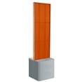 thumbnail image 1 of Two-Sided Pegboard Floor Display on Adjustable Studio Base. Panel Size: 16"W x 60"H, 1 of 5