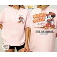 thumbnail image 1 of Two Sided Retro Mickey Mouse Cowboy The Original Shirt, Disneyland Family Matching Tee, Howdy T-shirt, 1 of 5