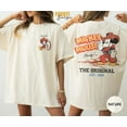 thumbnail image 1 of Two Sided Retro Mickey Mouse Cowboy The Original Shirt, Disneyland Family Matching Tee, Howdy T-shirt, 1 of 5