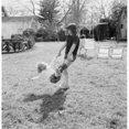 thumbnail image 1 of Two Sisters Playing in Backyard Poster Print - 18 x 24 in., 1 of 1