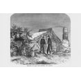 thumbnail image 1 of Two Soldiers in camp by a wooden hut weighing rations on scale Poster Print by Frank  Leslie (18 x 24), 1 of 1