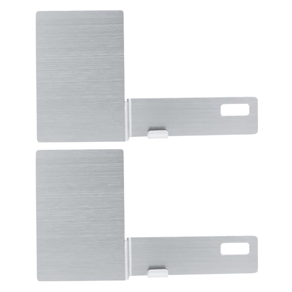 Two Stainless Steel License Plate Holders 15 Degree Angled Design Fit For Vehicles Trucks Vertical Installation Kit With Backup