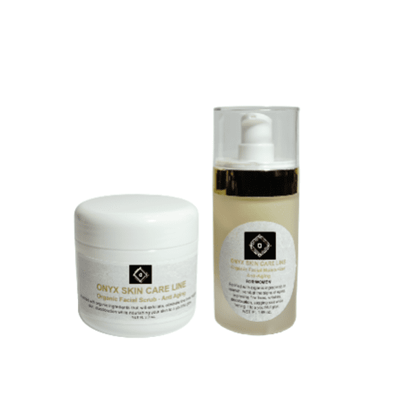Two-Step Anti-Aging System Facial Scrub and Moisturizer