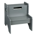 thumbnail image 1 of Two Step Stool - Gray, 1 of 7