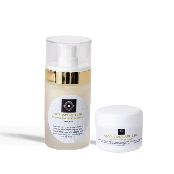 Two-Step System Facial Scrub and Moisturizer for Men