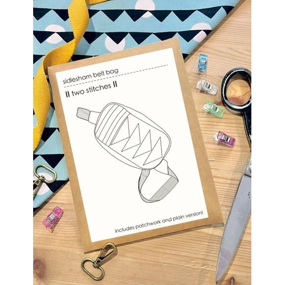 Two Stitches Paper Sewing Pattern Sidlesham Belt Bag - Bags