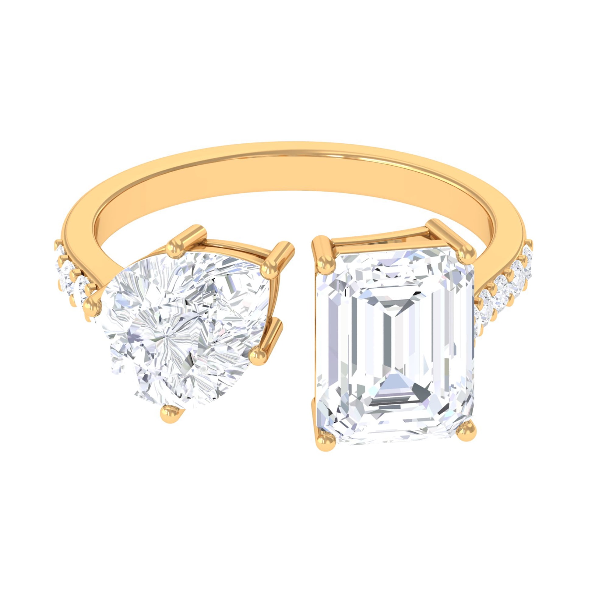 Two Stone Diamond Ring — NIKOLOV