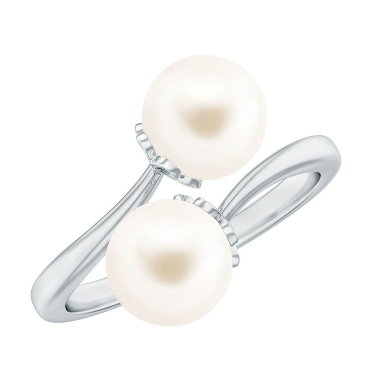 Sterling Silver Double Stone Wrap Ring Sterling Silver Double Stone Wrap Ring