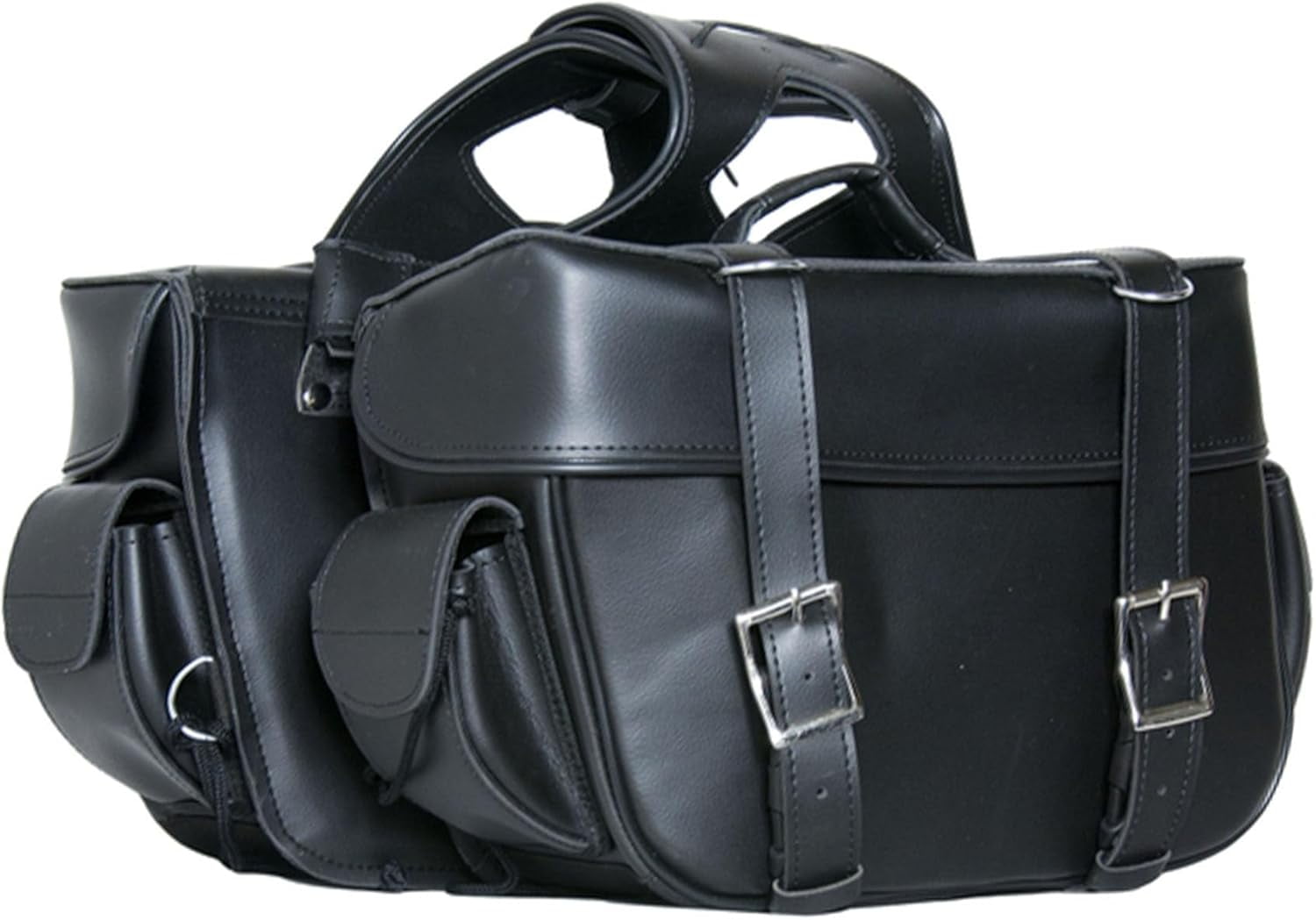 Daniel Smart Motorcycle Saddle Bag - Waterproof \u0026 Durable Premium Synthetic Leather with Heat Resistant at the Bottom