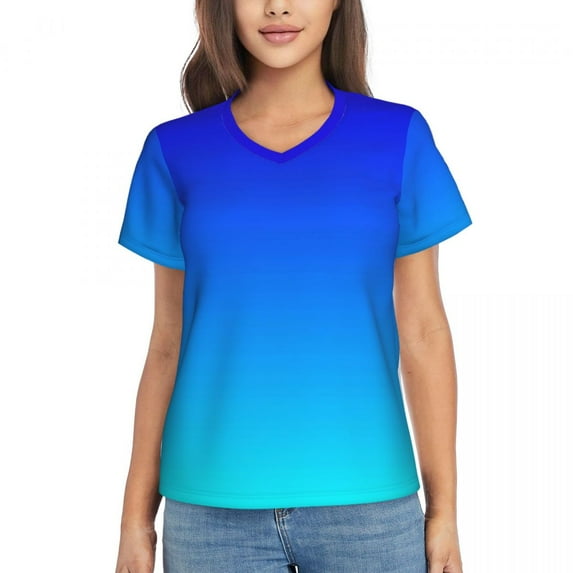 Two T T Shirts Red and Black V Neck Streetwear Oversize T-Shirt Short Sleeve Women Cool Tshirt Summer Design Clothing