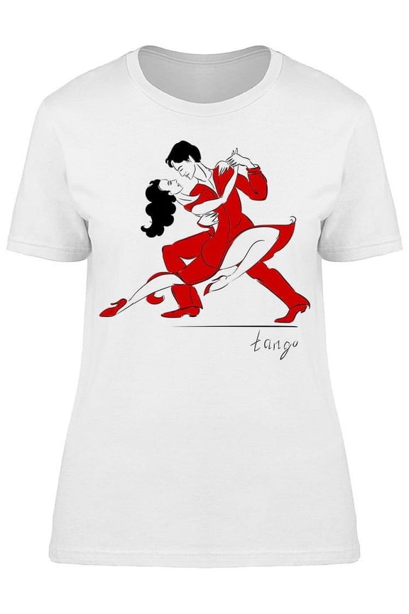 Two Tango Dancers T-Shirt Women -Image by Shutterstock, Female Small