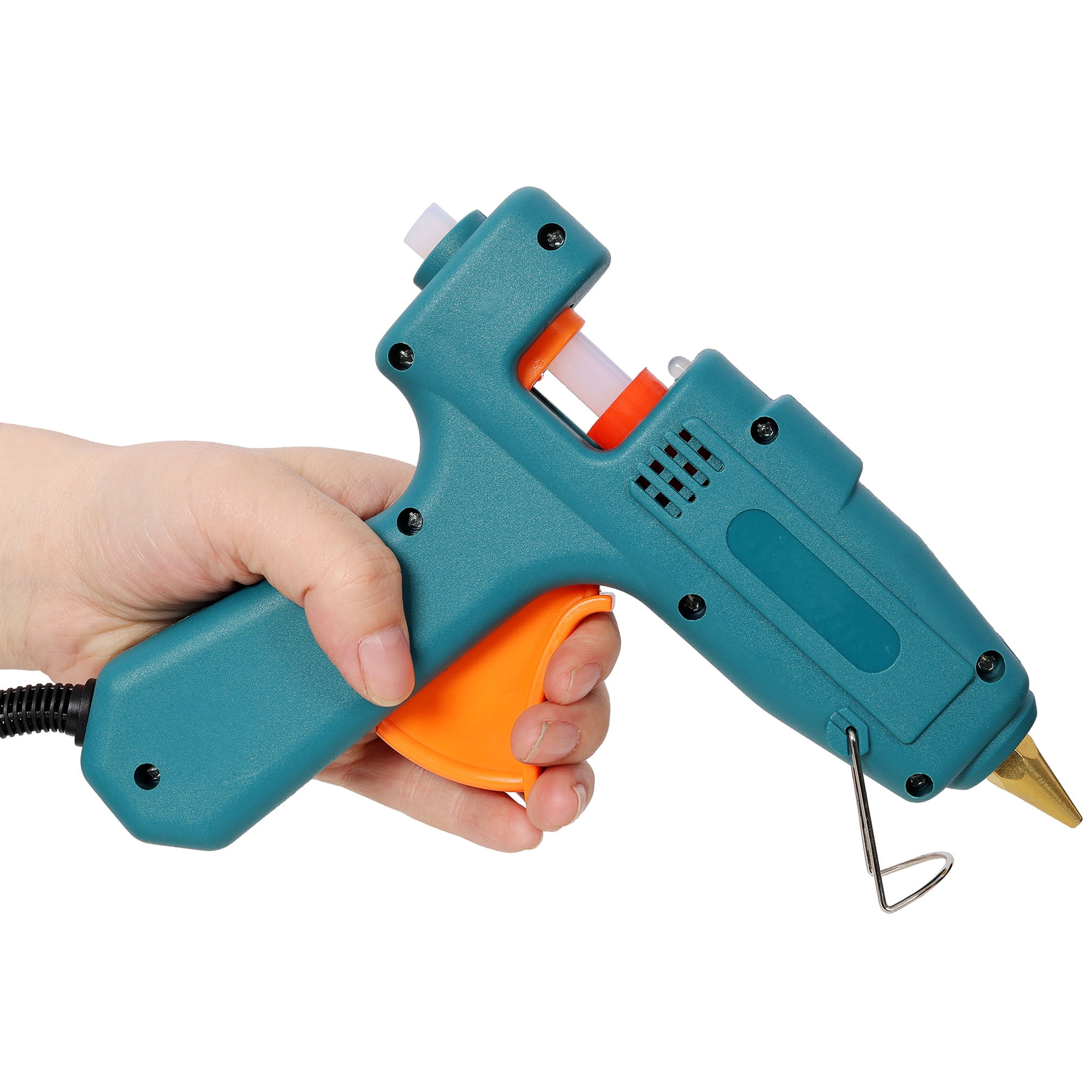 Two Temperature Hot Glue Gun, Professional Glue Gun, DIY Craft Repair Thermo Tool with 30Pcs Highly Viscous Glue Sticks, with Black Storage Bag