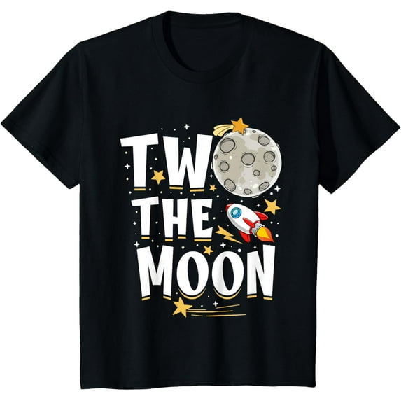Two The Moon Birthday Toddler T-Shirt