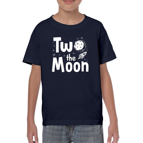 Two The Moon T-Shirt Juniors -Smartprints Designs,  Medium