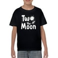thumbnail image 1 of Two The Moon T-Shirt Juniors -Smartprints Designs,  Small, 1 of 4