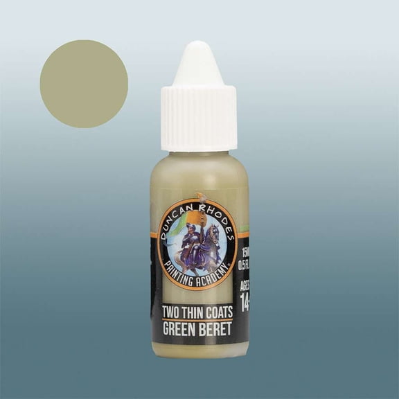 Two Thin Coats  Green Beret Paint