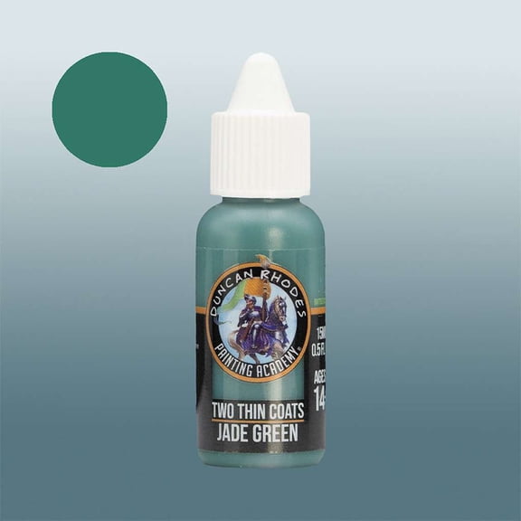 Two Thin Coats  Jade Green Paint