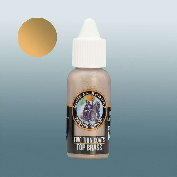 Two Thin Coats Top Brass Paint