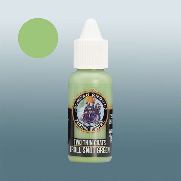 Two Thin Coats  Troll Snot Green Paint