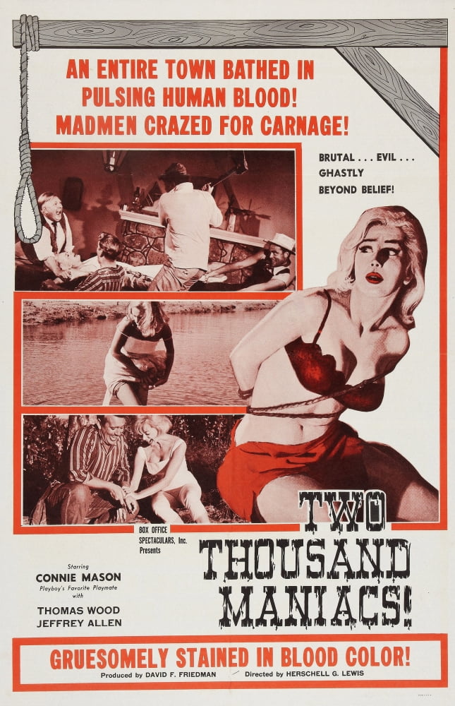 Two Thousand Maniacs Canvas Art - (11 x 17)