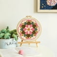 thumbnail image 1 of DIY Embroidery Material Package Handmade Creative Beginner Cross Stitch Kits Embroidery Hoop Home Decor, 1 of 4